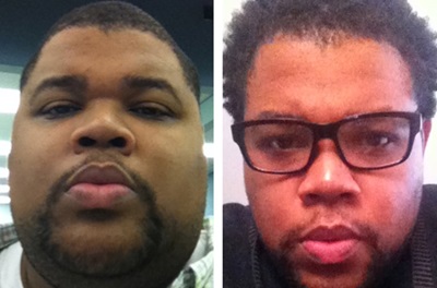 Tre's "Before and After" Photo